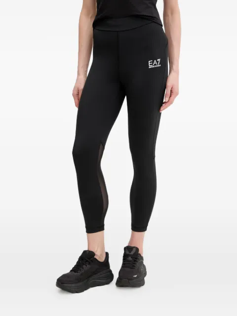 Ea7 Emporio Armani Dynamic Athlete mesh-panel leggings Black 7W000932AF21580