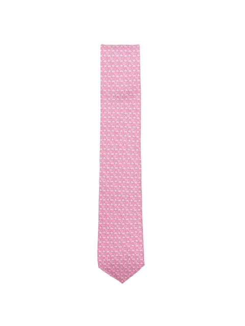 Ferragamo patterned tie Pink 794946