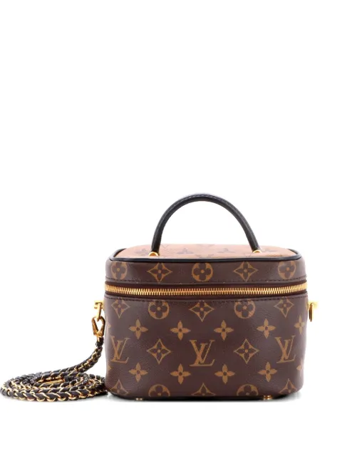 Louis Vuitton Pre-Owned Vanity Handbag Reverse Monogram Canvas PM satchel Brown LS2RZ71TNKHNWODE