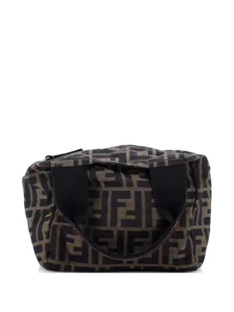 Fendi Pre-Owned Vintage 1925 Cosmetic Zucca Canvas Mini tote bag Brown 7AJYMLLFMQ5EJZ5N