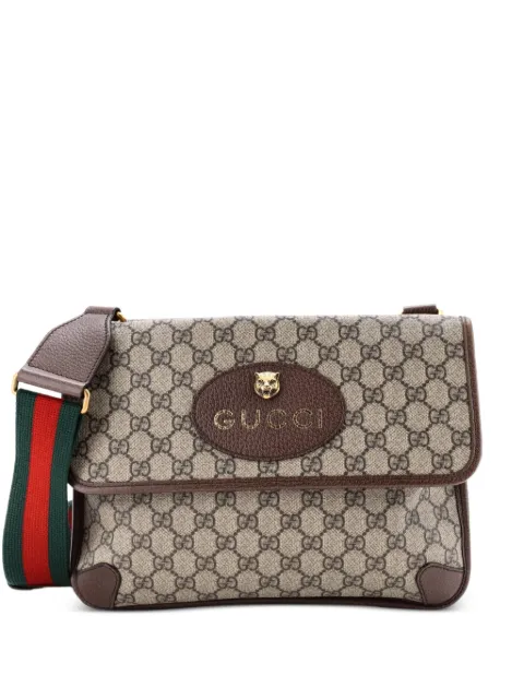 Gucci Pre-Owned Neo Vintage Flap Messenger GG Coated Canvas Medium crossbody bag Brown 4P5WCWNWJOVT38E3