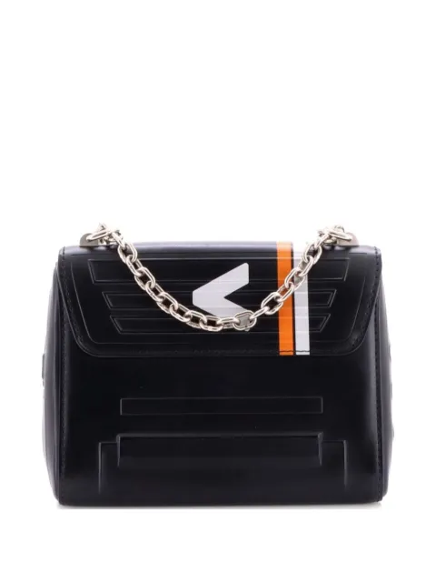 Louis Vuitton Pre-Owned Twist Handbag Limited Edition Embossed Epi Space Leather PM shoulder bag Black ZU2PFLG1845OKAEU