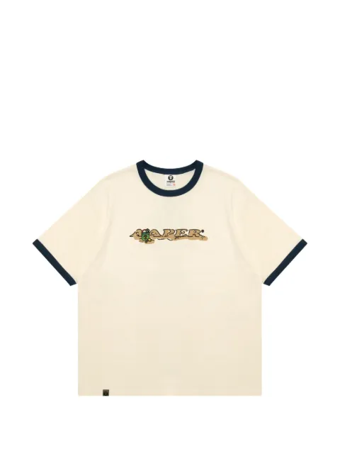 AAPE BY *A BATHING APE® graphic-print T-shirt Neutrals ATE1828XXQ