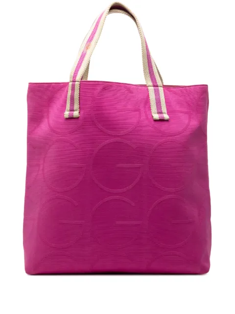Gucci Pre-Owned 2000-2015 Canvas G Monogram tote bag Pink XOU1KXQXJY69WKFF