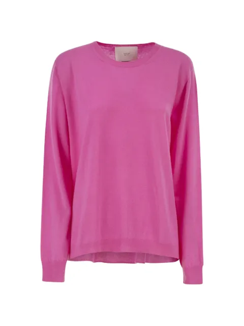 Vanisè cashmere crew-neck sweater Pink V44011