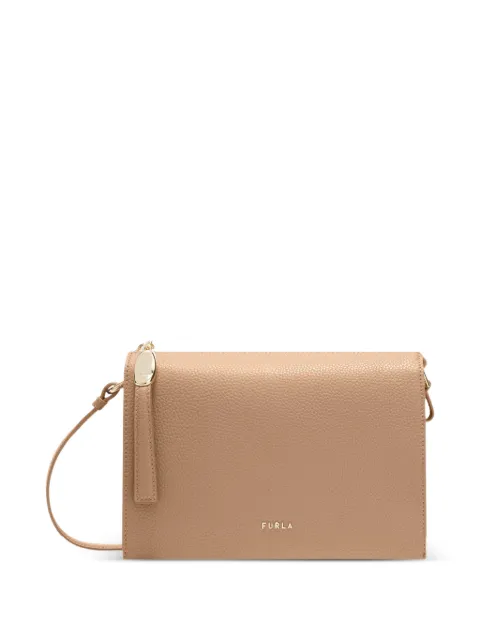 Furla mini Ofelia leather crossbody bag Brown WB01757BX3164