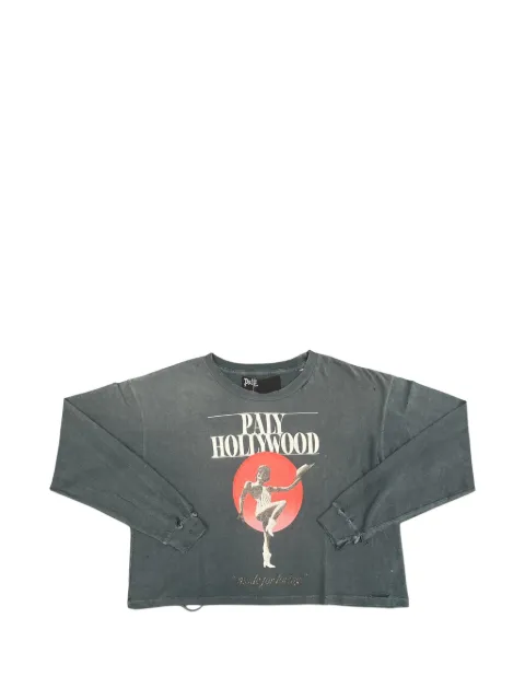 Paly Myra Breckenridge graphic-print distressed T-shirt Grey 3U003Q1010