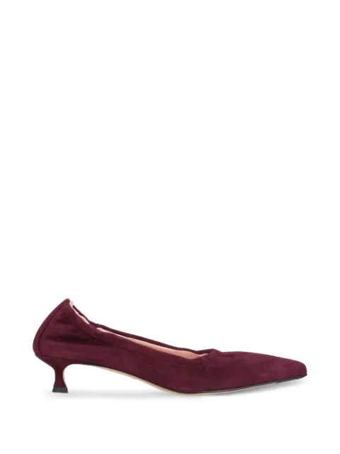 La-Rose elasticated suede pumps Brown CIPRO