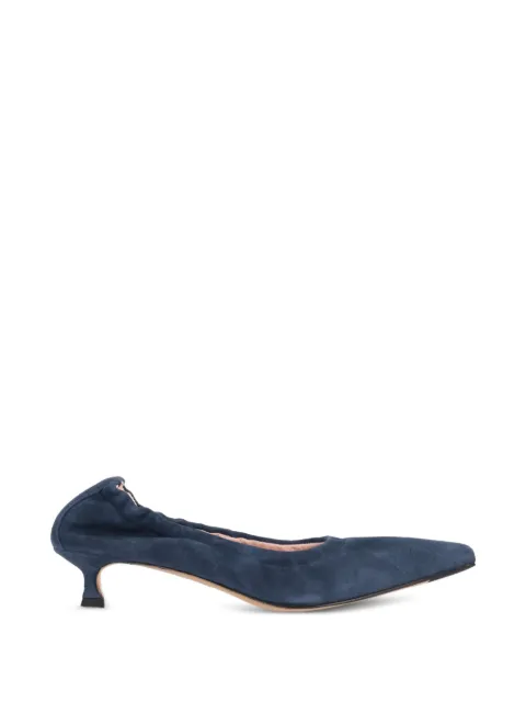 La-Rose pointed-toe elasticated pumps Blue CIPRO