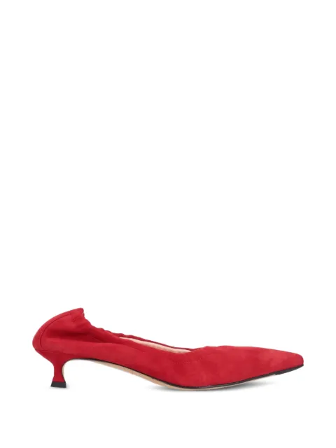 La-Rose elasticated pointed-toe pumps Red CIPRO