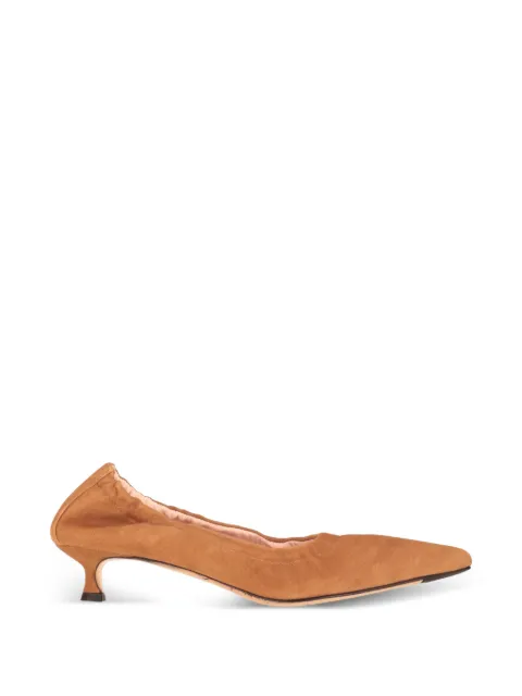 La-Rose elasticated pointed-toe pumps Orange CIPRO