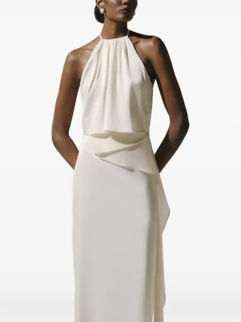 Baobab Lorena halterneck ruched blouse White 6791336