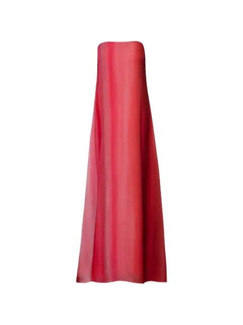 Baobab Nara strapless chiffon maxi dress Red 6651266