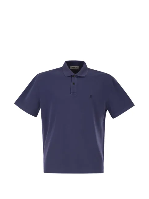 Premiata embroidered-logo polo shirt Blue PA1052FO