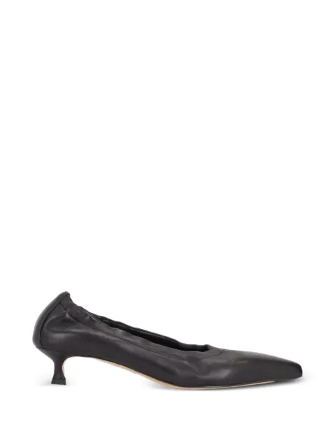 La-Rose Luna elasticated-trim pumps Black LUNA