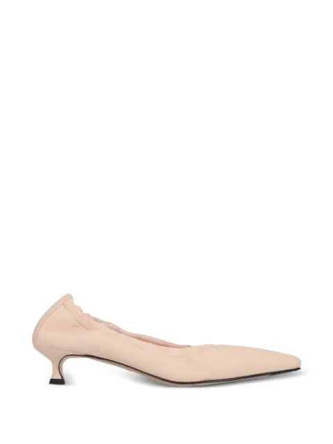 La-Rose pointed-toe elasticated pumps Pink LUNA