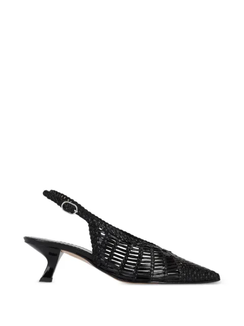 La-Rose woven slingback pumps Black 11953000