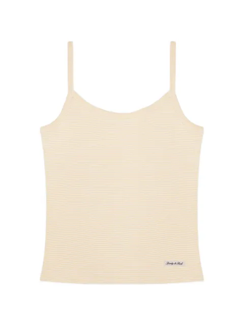 Sporty & Rich House striped tank top Yellow TO10676326YE34