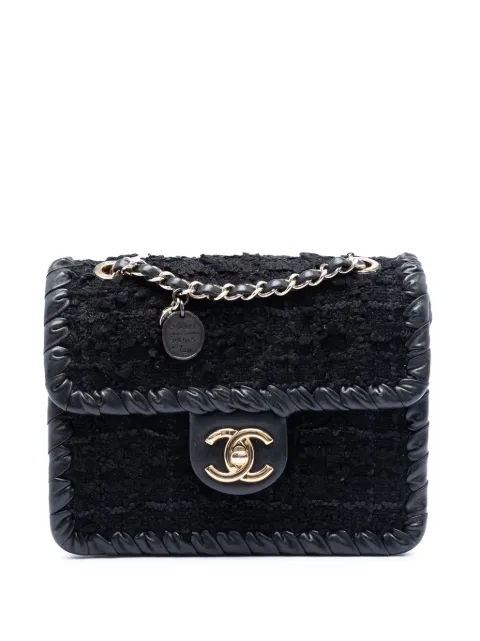 CHANEL Pre-Owned 2021-2026 Mini Tweed My Own Frame Flap crossbody bag Black Y5HV8SQ6YRAAYN2A