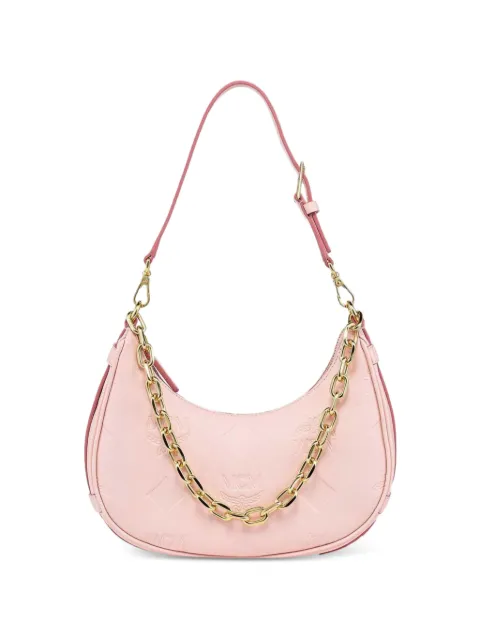 MCM Aren Crescent bag in maxi-Monogram leather Pink MWHGSTA03QA001