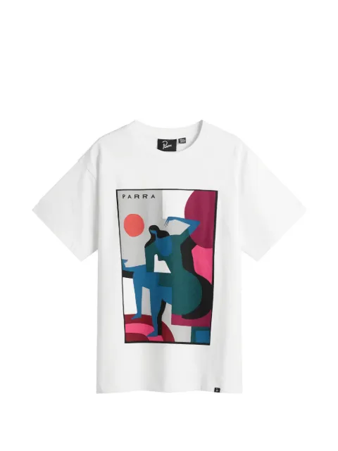 BY PARRA Ball to the Face graphic-print T-shirt White 55275
