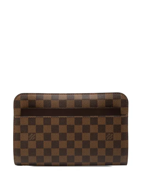 Louis Vuitton Pre-Owned 2005 Damier Ebene Saint Louis Pochette clutch bag Brown 3GOMJ7BICJGVSUPQ