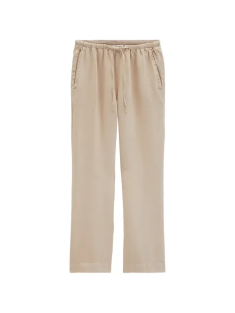 Marc O'Polo drawstring-waist straight trousers Neutrals 5000014005