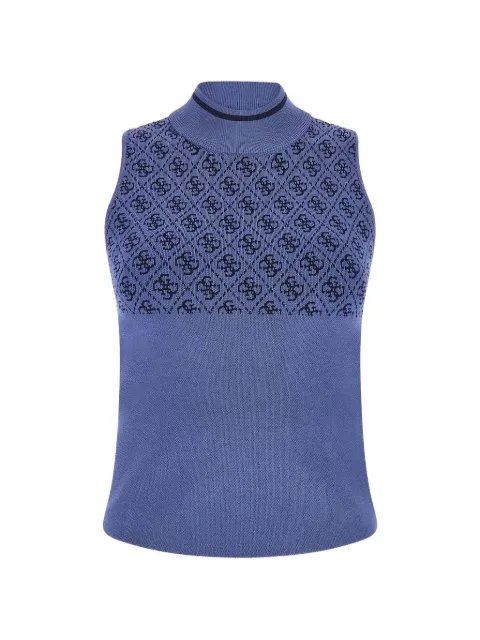 GUESS USA patterned sleeveless top Blue W3YR26Z37K0