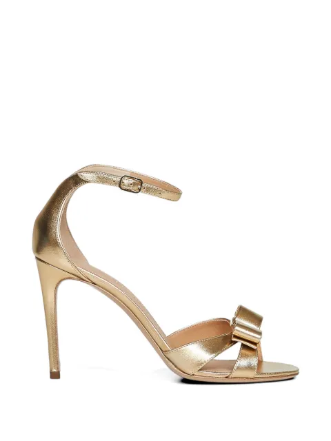 Ferragamo Vara bow sandals Gold 795055