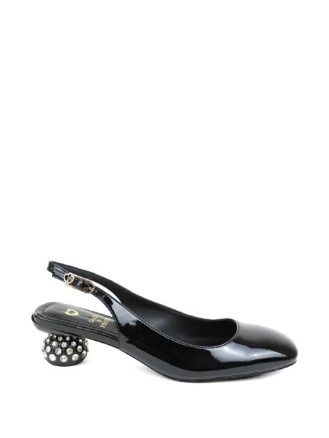 Gold & Rouge Joy slingback pumps Black JOY