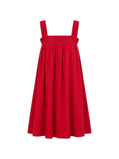 Seafolly gathered-band mini dress Red 55741DR