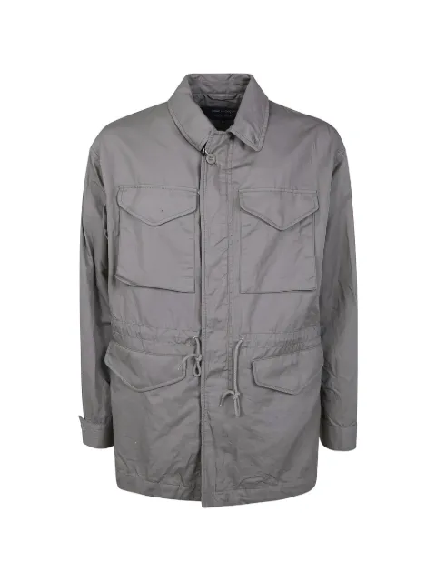Comme des Garçons Homme drawstring-waist multi-pocket jacket Grey HQJ012