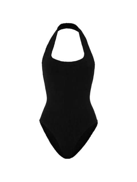 Hunza G Sandy square-neck swimsuit Black SANDYSWIMA