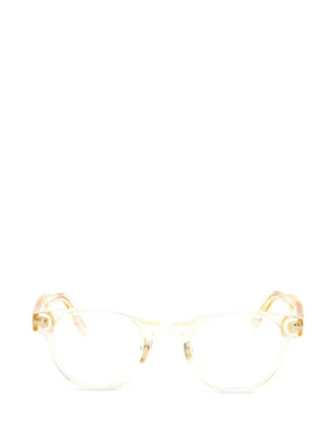TOM FORD Eyewear round-frame glasses Yellow FT5783D