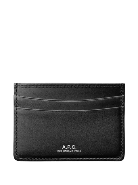 A.P.C. Andre leather cardholder Black PCARANDRE