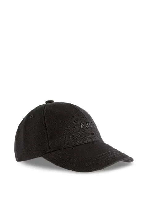 A.P.C. Charlie logo-embroidered baseball cap Black CASCHARLIE
