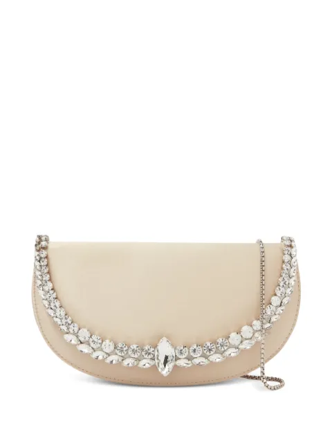 L'Alingi Riviera crystal-embellished shoulder bag Neutrals RISACH01