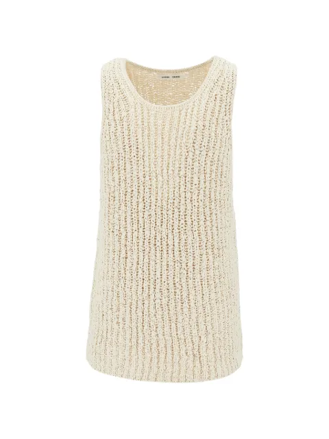Cmmn Swdn El open-knit vest Neutrals M25KN7046ECRU