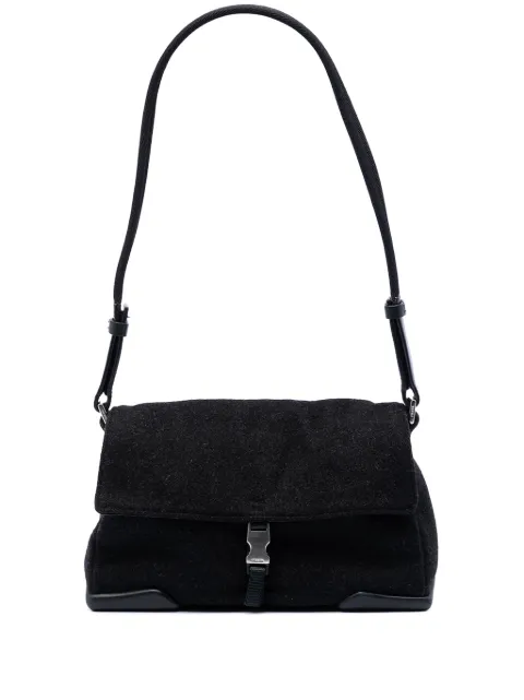 Prada Pre-Owned 2013-2026 Wool Sports Line shoulder bag Black NJ5FZD7WA9T4YZ4V