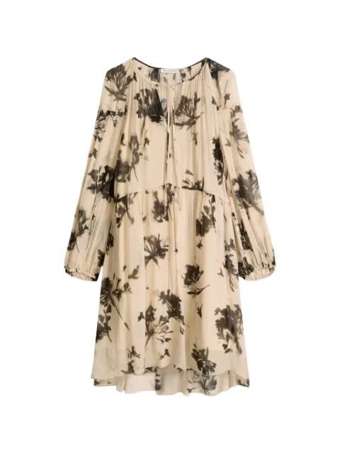 Marc O'Polo floral-print tiered dress Neutrals 5000014062