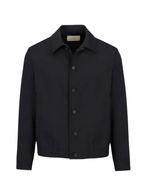 Mood button-fastening bomber jacket Black 4032H850499