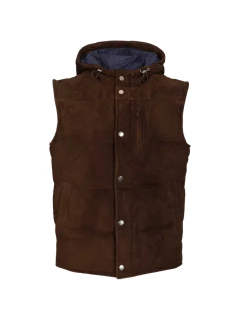 Al Duca D’Aosta 1902 padded-design gilet Brown GILETCAPPUCCIO