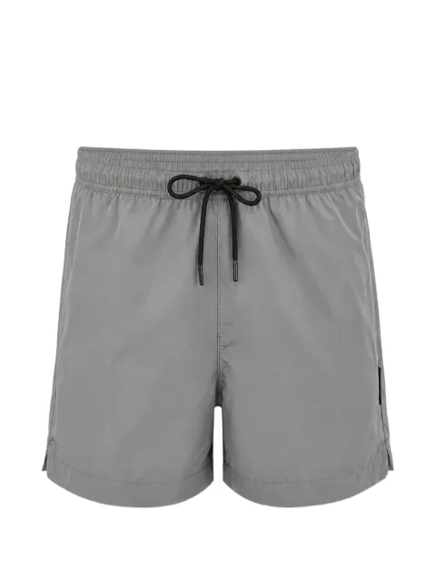 Karl Lagerfeld logo-print drawstring-fastening swim shorts Grey B1M460092FJ