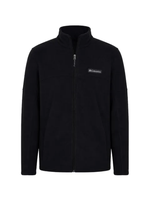 Columbia Basin Trail logo-patch full-zip fleece jacket Black 1907753