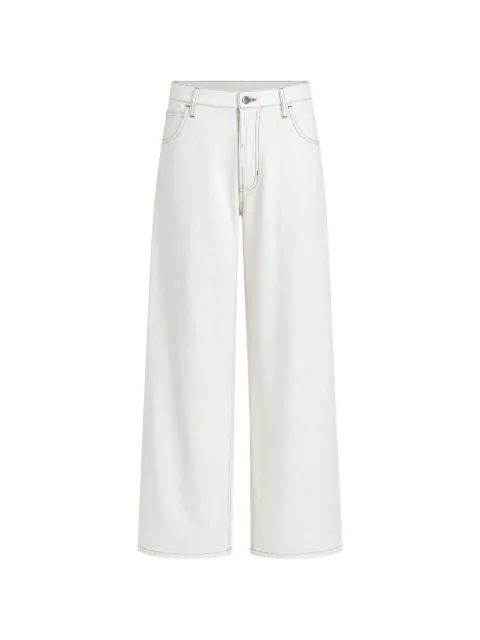 STORY mfg. Poetry patchwork jeans Neutrals SSS26TRPOPCOTECR
