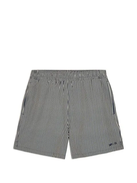 NN07 Holiday stripe-pattern swim shorts White HOLIDAY