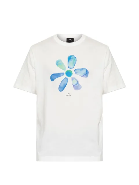PS Paul Smith floral-print T-shirt White M2R220XWP6877