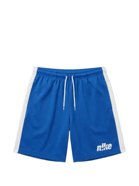 Nike logo-print side-stripe shorts Blue IF0709
