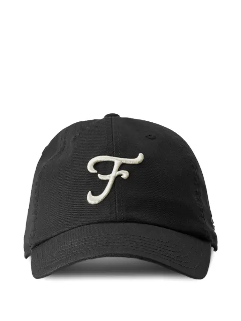 Fortela logo-embroidered cotton baseball cap Black FTLCAPAH001BLK