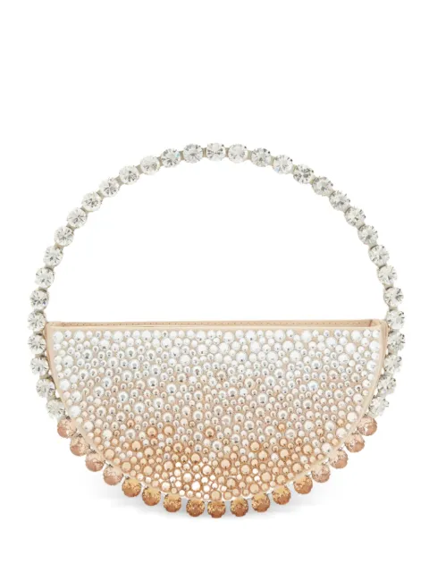 L'Alingi Eternity crystal-embellished clutch bag Gold ETHFGOSI01